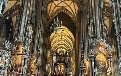 A imponente Catedral de São Estevão na Áustria